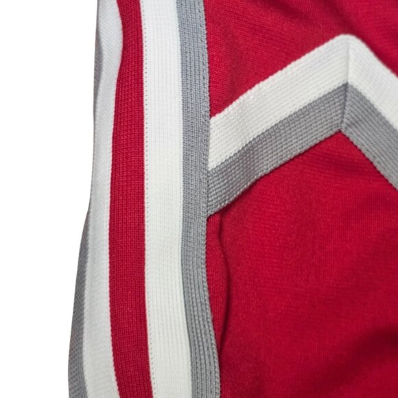 VTG 90s Cheerleader Uniform Outfit Shirt Pleated Skirt Red White RGS Sz XS USA - Picture 5 of 11